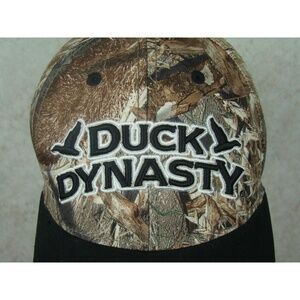 Duck Dynasty Mens Baseball Swamp Camo Distressed Hunting Embroidered Logo TV